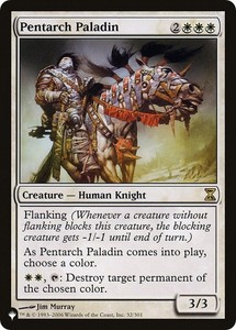 Pentarch Paladin 32/301 The List