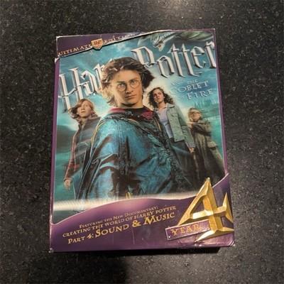 Harry Potter Year 4 ULTIMATE EDITION DVD Set COMPLETE WITH SEALED BOOK