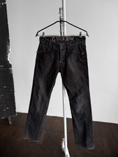 G-Star Raw Herren Vintage Faded Black Straight Fit Cord Jeans Größe W30 L34, S