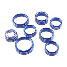 Central Control Switch Button Knob Ring Trim Fit For Chevy Silverado 14-2018