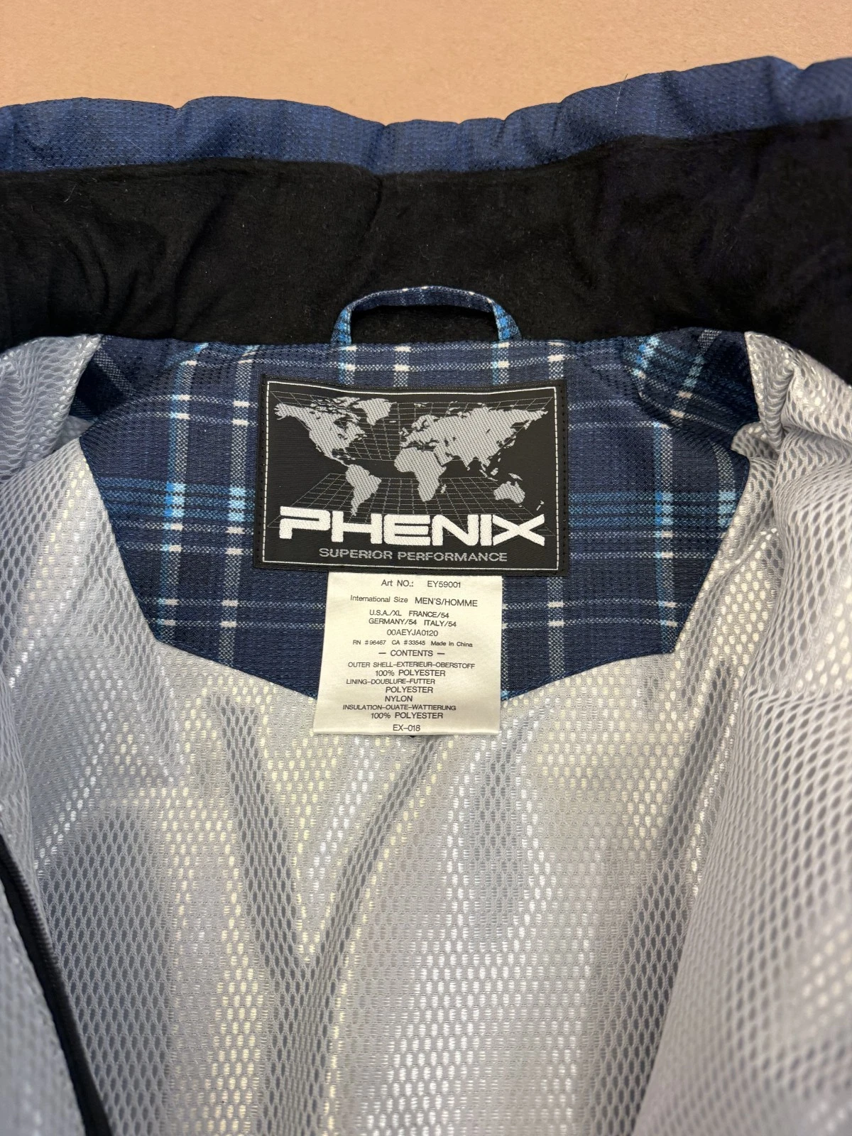 Vintage Phenix Norway Ski Team Jacket Mens XL 54 Detachable Sleeves Vest 90s - product detail image 2