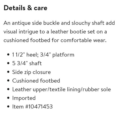 Born schwarze halbhohe lässige Stiefeletten mit Schnalle und Reißverschluss Größe 8 neu mit Karton - Bild 11 von 11