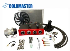 A/C KIT UNIVERSAL UNDERDASH EVAPORATOR 404 12V H&C "PREMIUM" RED W/7B10