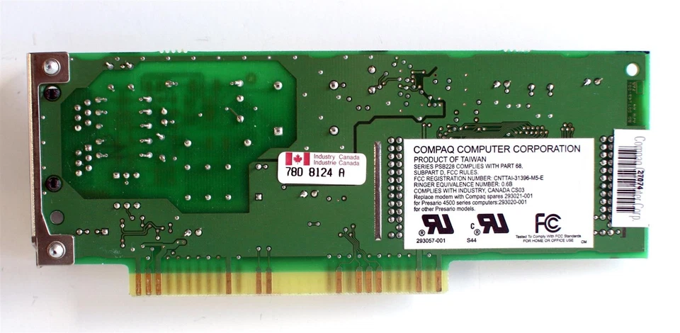 Modem, isa, pm1560009000; 27074. compaq - Image 4 of 4