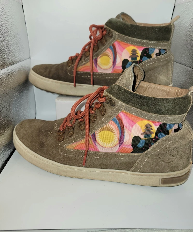 The Inkkas Cómodas Botas de Camping Botas de Cuero Talla 11 Únicas Estilo Boho  Foto 2 de 4