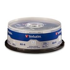 Verbatim M DISC BD-R 25GB 4X with Branded Surface Blank Blu-Ray Recordable Media