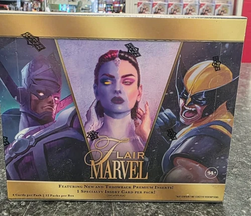 NEW FACTORY SEALED 2024 UPPER DECK MARVEL FLAIR HOBBY BOX