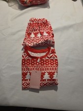 HOLIDAY KIDS PAJAMAS Size 5 Unisex, Red White ,2 Piece