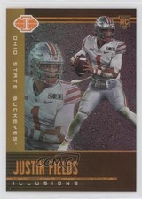 2021 Panini Chronicles Draft Picks Illusions Orange Justin Fields #102 0h6o