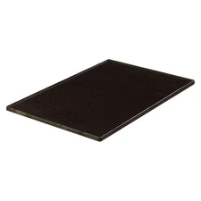Carlisle 1060103 Black 12" x 18" Service Area Mat