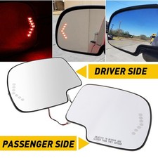 2x Mirror Glass Turn Heated Signal For 2003-06 Chevy Silverado Tahoe Gmc Sierra