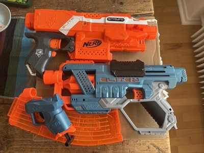 Nerf Konvolut elektrisch und manuell 3er Set Mit Darts