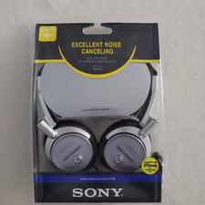 SONY MDR-NC6 Noise Canceling Headphones Silver incl. In-Flight Plug Adaptor NEW