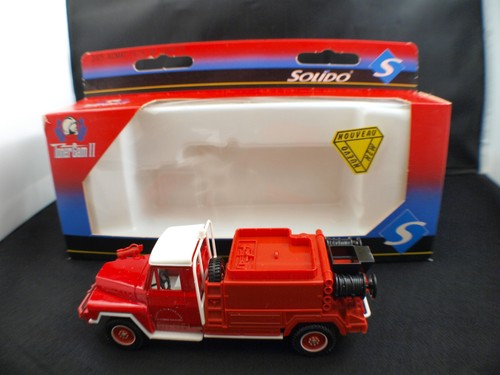 Solido 3125 Truck Firefighters Acmat Lights Forest Morbihan New IN Box - Picture 8 of 9