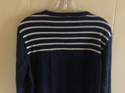 The Children's Place Boy's XXL 16 Navy Long Sleeve Light Sweater - Picture 7 of 12