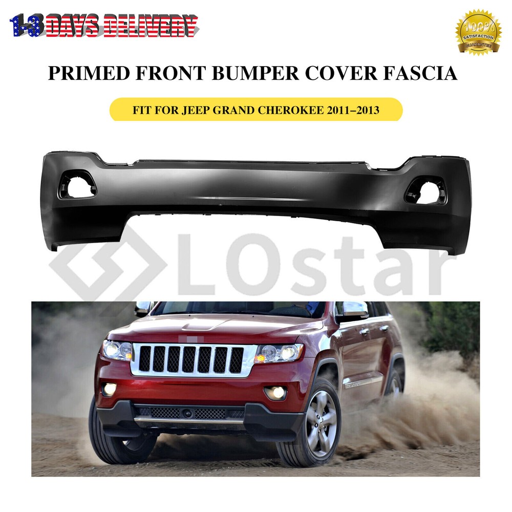 2011-2013 Jeep Grand Cherokee Primed Front Bumper Cover CH1000979