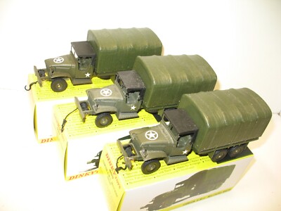 DINKY TOYS, GMC militaire USA baché n2 super dinky avec conducteur c DINKY TOYS, GMC militaire USA baché n2 super dinky avec conducteur c
