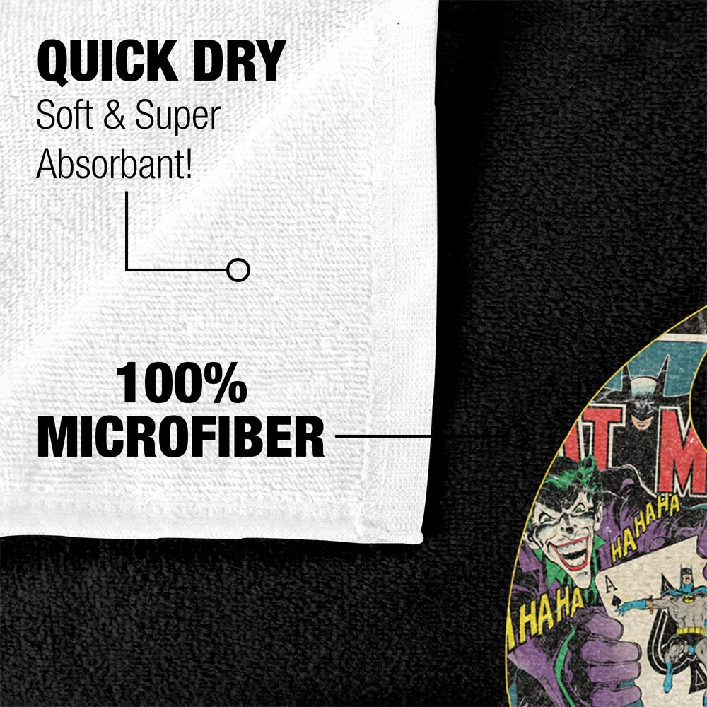 Batman 80th Shield Officially Licensed Beach Towel 30"x60"