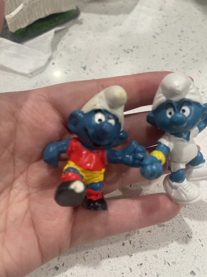 Defectos figurados de pitufo vintage como se muestra Foto 2 de 4