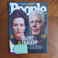 People Magazine June 25, 2018 Talent & Tragedy Kate Spade, Anthony Bourdain
