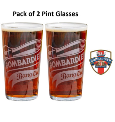 Wells Bombardier Glass (2pcs) Bombardier Glass Bombardier Glasses