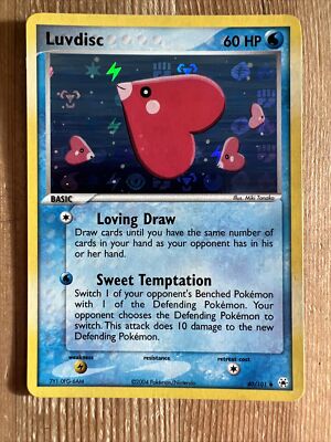Pokémon TCG Luvdisc EX Hidden Legends 40/101 Reverse Holo NM