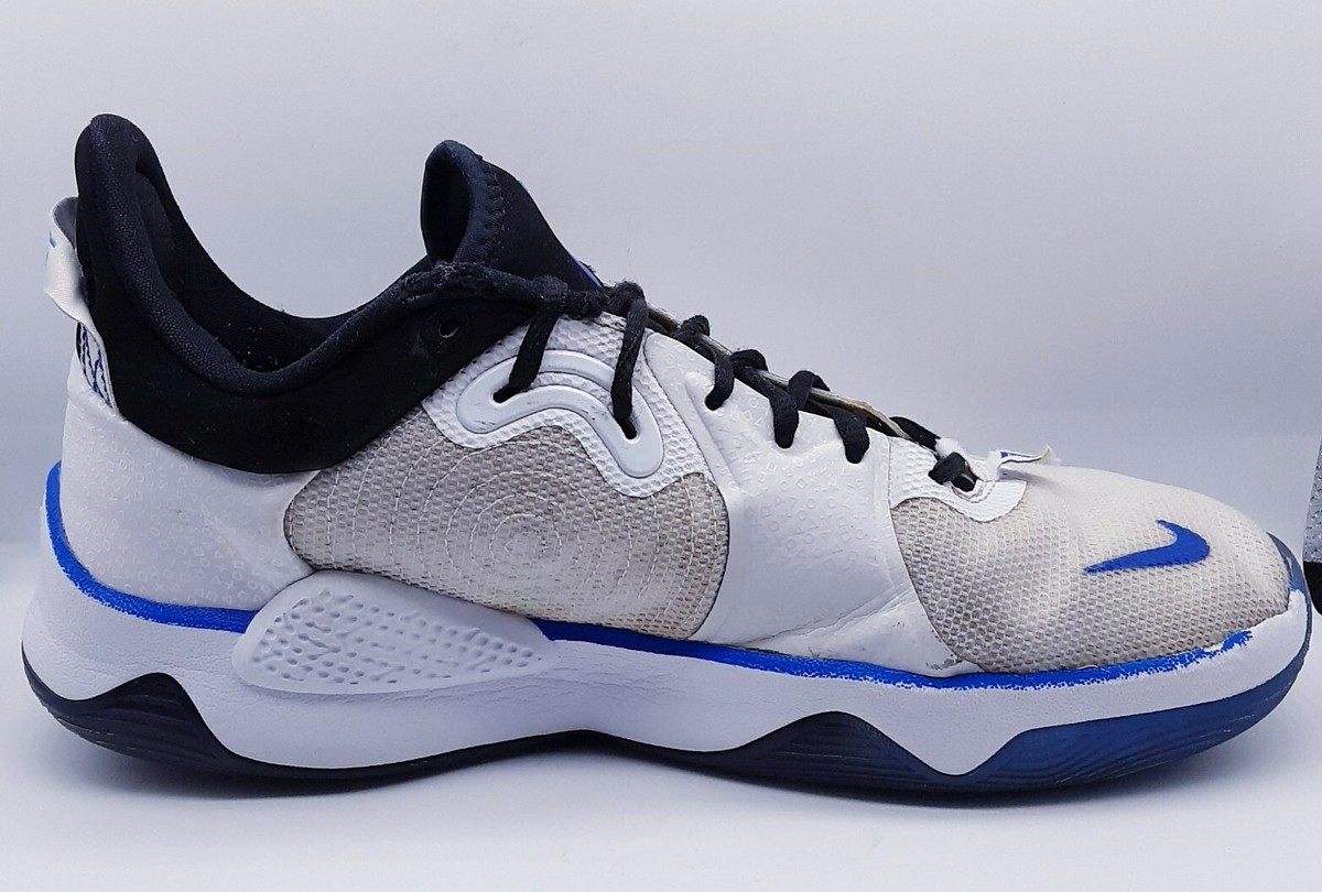 RARE Nike PG 5 PS Playstation Mens Size 10 White Paul George 