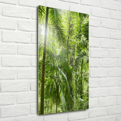Wandbild Druck auf Plexiglas  Acryl Hochformat 70x140 Regenwald