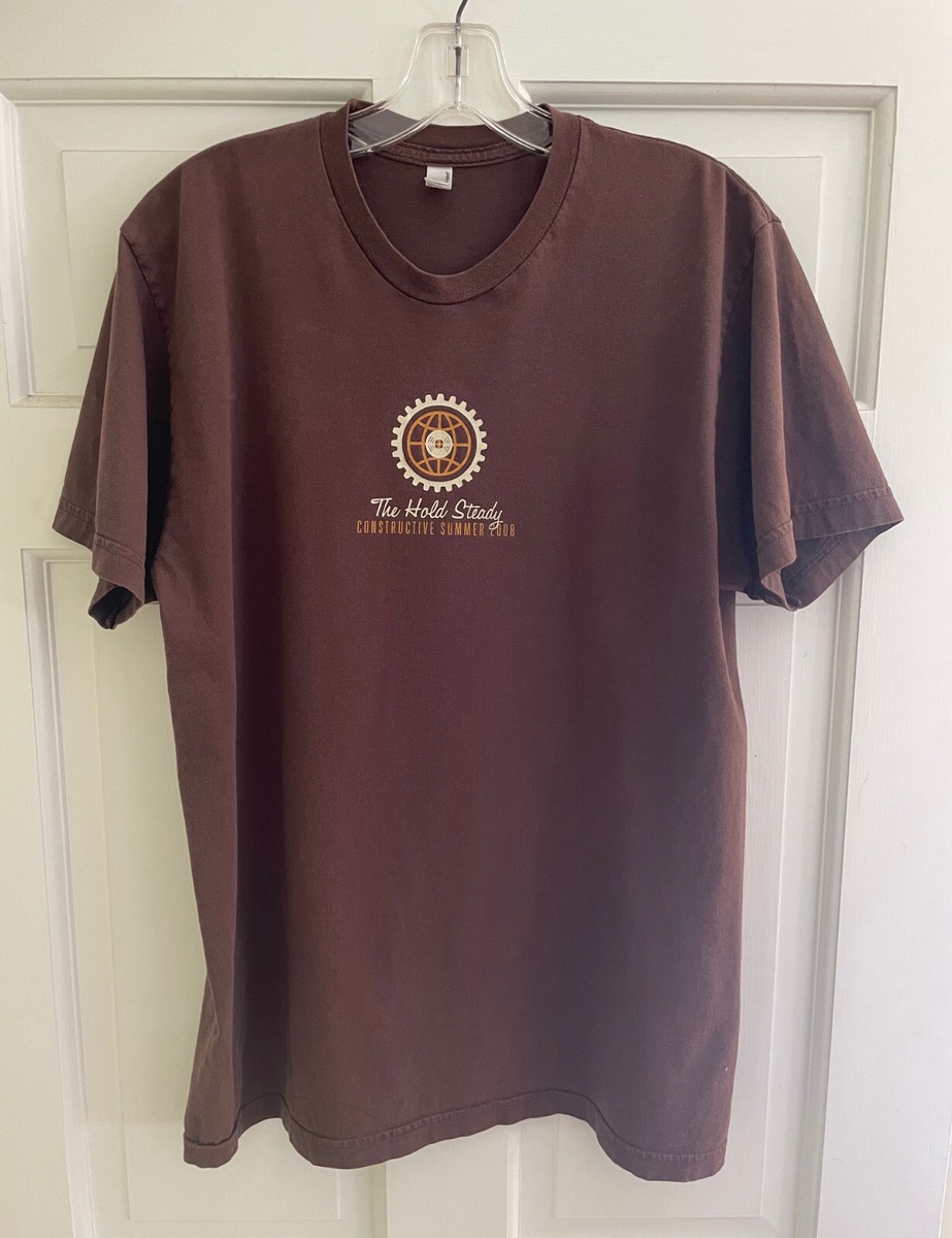 The Hold Steady 2008 Constructive Summer Tour T Shirt Size