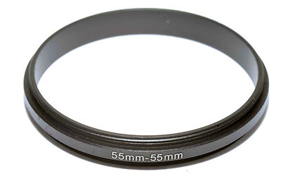 Coupling Ring Male-Male Thread 55-55mm Double Lens Reverse Macro ...