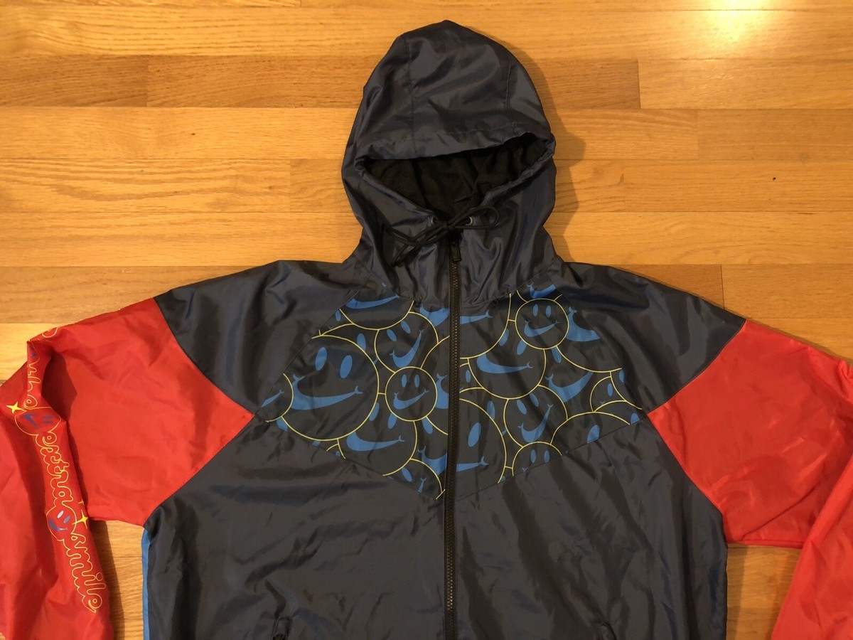 New L Nike Sportswear Windrunner Jacket Go The Extra Smile Blue