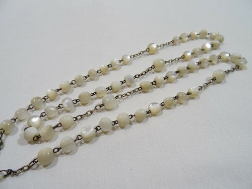 ALTER PERLENKRANZ PERLMUTT CHRISTENTUM RELIGIOUS PEARL ROSENKRANZ ROSENKRANZ - Bild 10 von 11