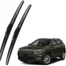 Genuine Pair Front Windshield Wiper Blades Fit For 2014-2023 JEEP Cherokee L+R