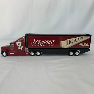 HASBRO COLLECTORS 2000 Game Movers SCRABBLE Die Cast Truck with Scrabble Game
