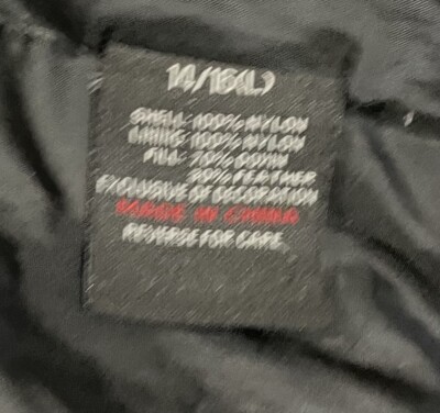 Vintage Makaveli 2pac Tupac Thug Life Insulated Puffer Jacket Sz