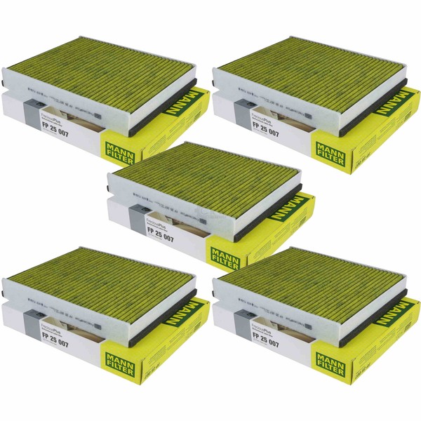 5X Mann-Filter Biofunctional Innenraumfilter FüR Allergiker FP 25 007-image