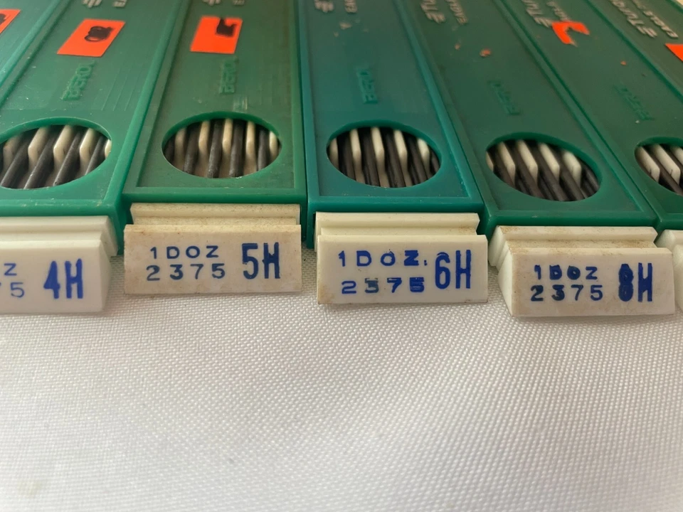 9 cables de dibujo de águila turquesa vintage 2375 3H, 4H, 5H, 6H, 8H, 9H. 3B (108) Foto 4 de 4