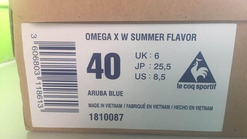 le Croq sportif aruba blue aqua green suede sneaker shoe OMEGA X summer flavour - Bild 6 von 7