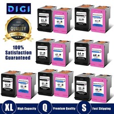 Compatible Ink Cartridge 67XL 65XL 64XL 63XL 62XL 61XL 60XL FOR HP Printer LOT