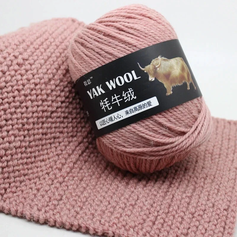 Thick Yak Cashmere wool Yarn Knitting Crochet Sweater Scarf Merino Blended Wool - Image 4 of 4