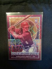 2021 Chronicles Overdrive JONATHAN INDIA RC Pink Pulsar Prizm 24 REDS Rookie