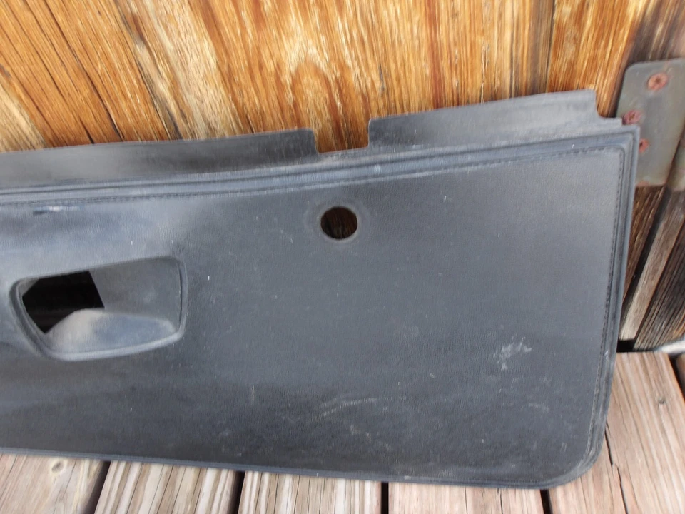 1971-1974 Plymouth Satellite Road Runner B Body OEM Black Lower Door Panels 2 DR - Image 2 of 4