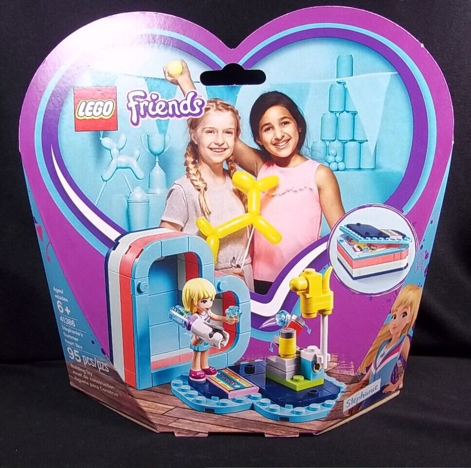 Lego Friends 41386 Stephanie's Summer Heart Box 95 pc NEW