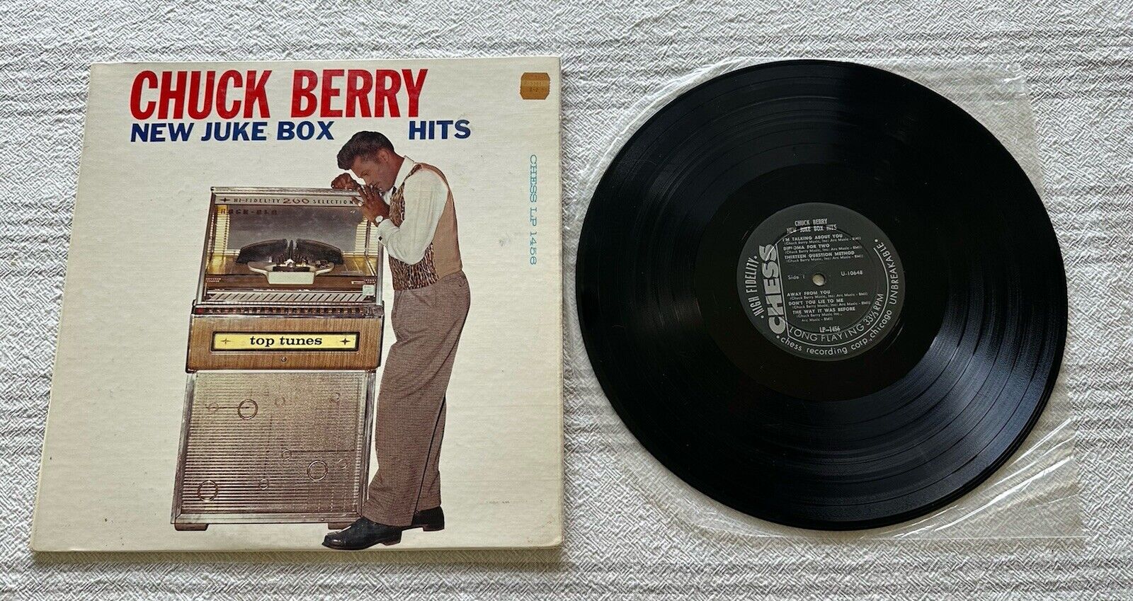 Chuck Berry New Juke Box Hits Chess 1456 LP VG DG 1961