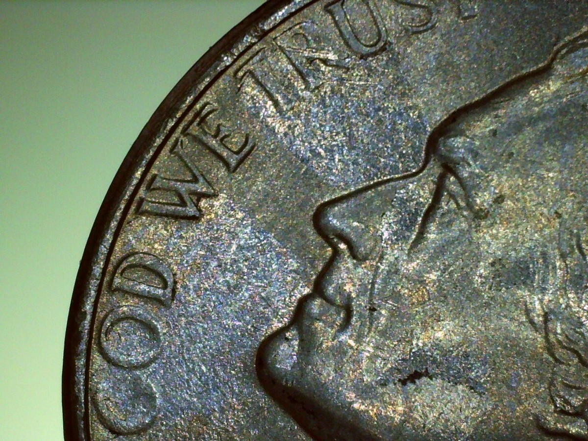 2003-P Jefferson Nickel Struck Through Grease Obv/Rev | eBay