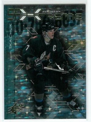 1999-00 SPx KEITH TKACHUK SPXtreme insert card #XT2