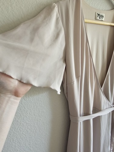Show Me Your MuMu Noelle Wickelkleid - Small - Farbe Taupe / Show Me The Ring knackig - Bild 5 von 9