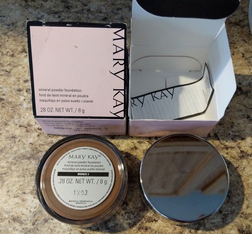 28 oz mineral powder foundation bronze 3 - lot of (2) - new