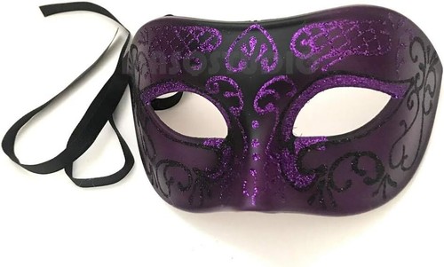 Mens Masquerade Ball Mask Cosplay Mardi Gras Prom Dance Birthday Bachelor Party - Picture 17 of 46
