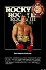ROCKY III 3 THREE CLASSIC 1982 80s ORIGINAL CINEMA MOVIE PRINT PREMIUM POSTER